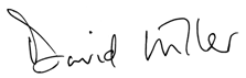 Mayor David Miller signature